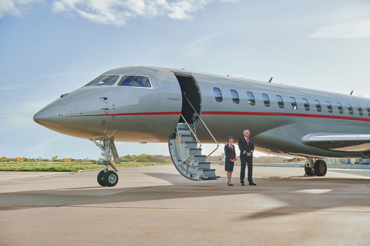 Vista America dedicated Global 7500s to the U.S. for the first