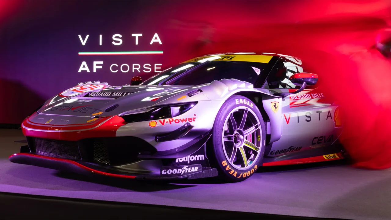 The Vista AF Corse launch party marks the start of the countdown to the 2024 FIA world endurance championship