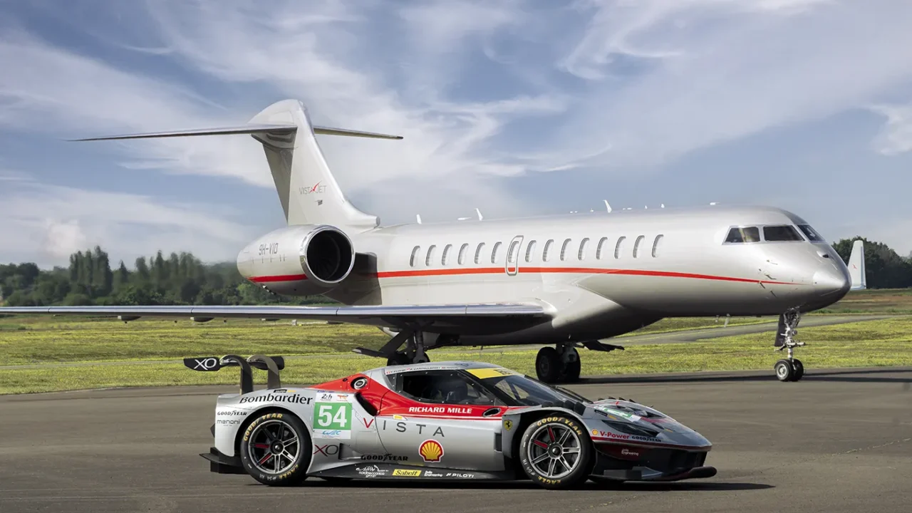 Vista AF Corse showcases its striking FIA world ensurance championship livery, as battle gears up for Le Mans